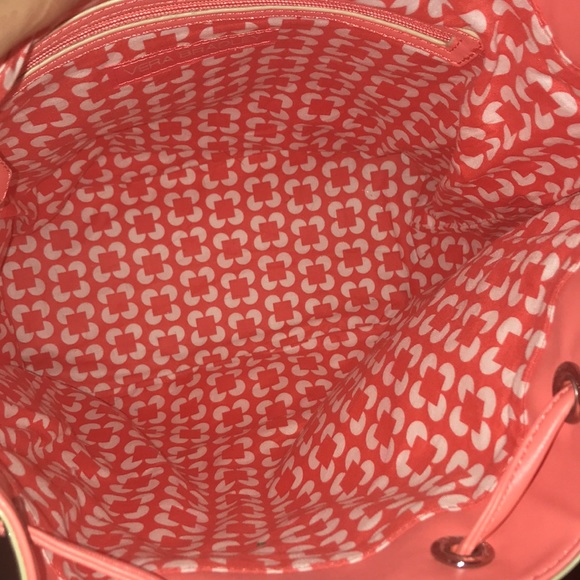 Vera Bradley backpack bag coral color - Picture 6 of 10